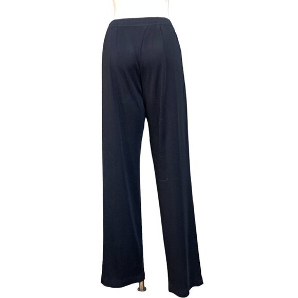 Exclusively Misook Pull On Pants S/M Black #118G - Picture 5 of 8